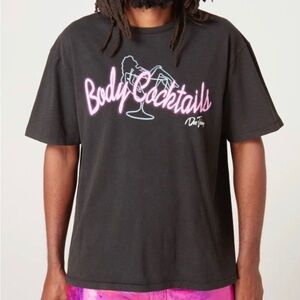 NWT Gallery Dept x Doc Johnson Black Body Cocktails T-Shirt sz small S